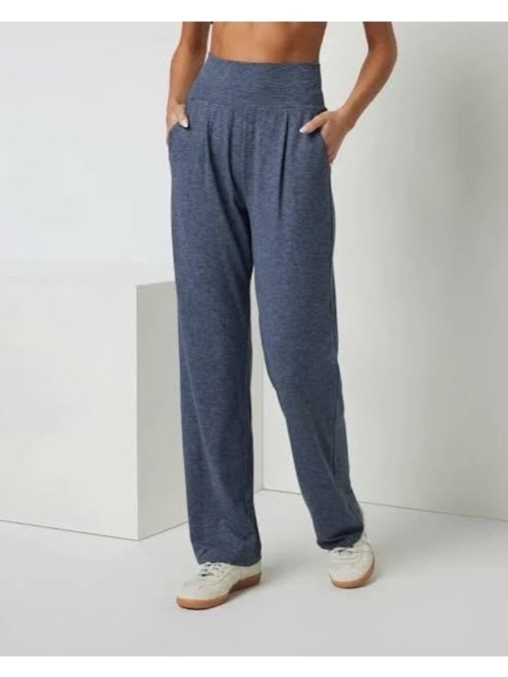 Vuori Lux at Ease Straight Pants Leggings Women’s Size XS Azure Heather Yoga